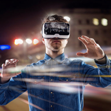 Virtual reality ontmantel de bom hoorn